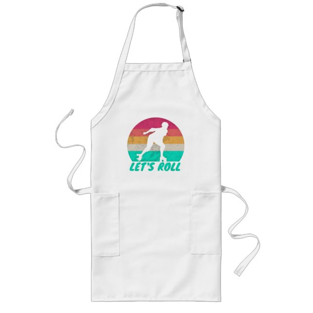 Lets Roll Girls Long Apron (Front)