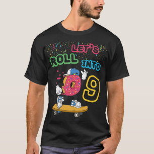 Lets Roll Into 8th Birthday Doughnut colourful bag T-Shirt