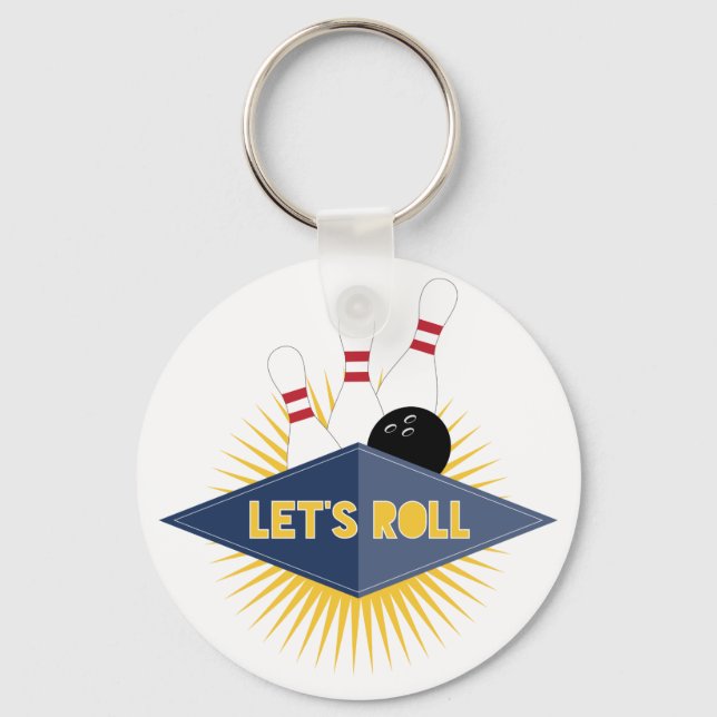 Lets Roll Key Ring (Front)