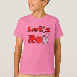 Let's Roll - Kids Bowling Shirt