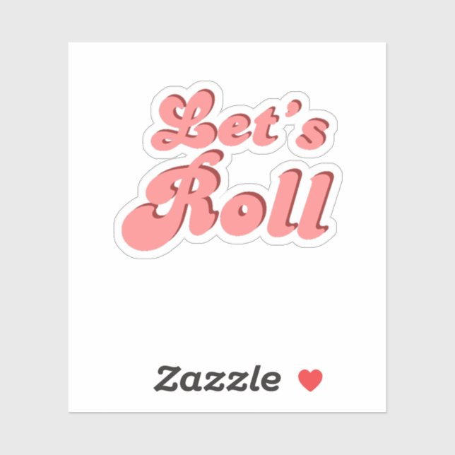 Let's Roll Retro Groovy Roller Skate Birthday Part (Sheet)