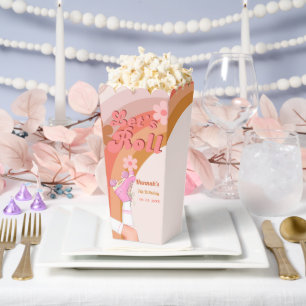 Let's Roll Retro Groovy Roller Skate Birthday Part Favour Box