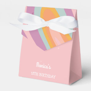 Let's roll retro roller skate birthday party favour box