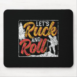 Let's Ruck And Roll Workout Backpack Rucksack Ruck Mouse Pad