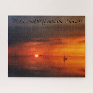 Let's Sail Off Into The Sunset Jigsaw Puzzle