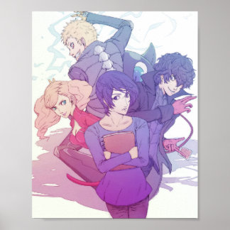 Let's Save Yusuke! Persona 5 design Poster