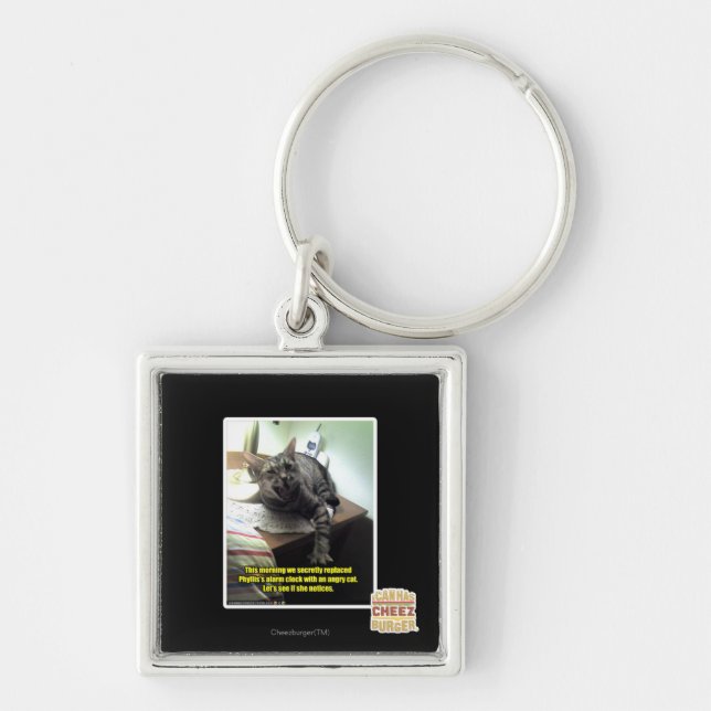 Let's see if she notices. key ring (Front)