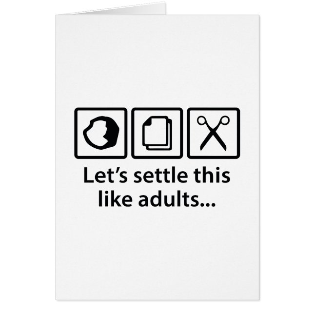 Let's Settle This Like Adults... (Front)