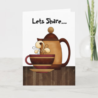 Lets Share... Card