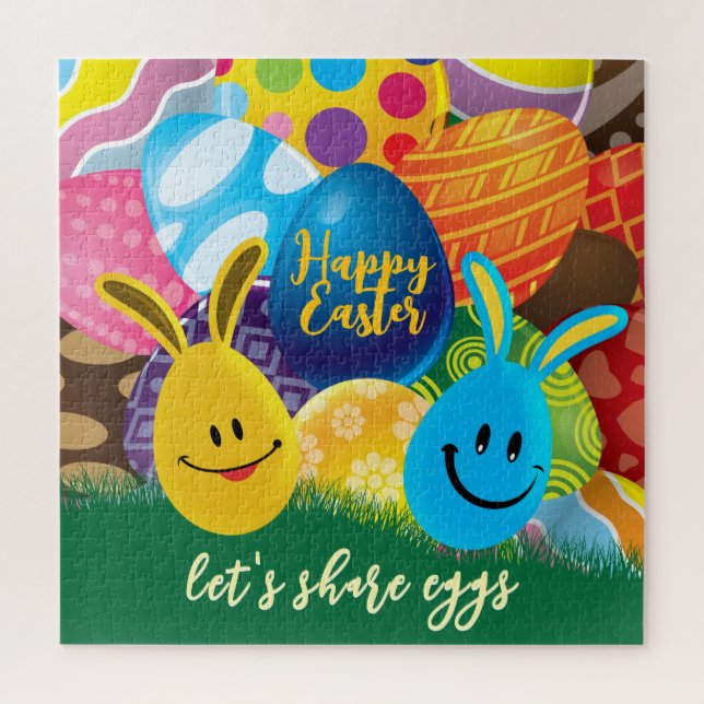 Let's Share Eggs Jigsaw Puzzle (Vertical)