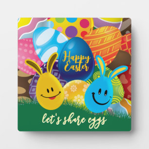 Let's Share Eggs Plaque