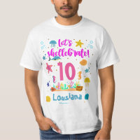 Lets Shellebrate Marine Ocean Under Sea Birthday