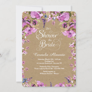 Let's Shower the Bride Invitation