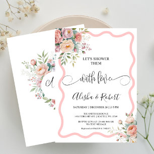 Let's Shower Them With Love Couples Shower invite