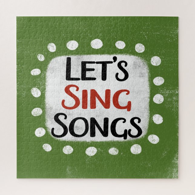 Let's Sing Songs Jigsaw Puzzle (Vertical)