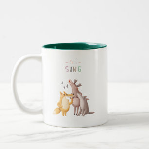 Let's Sing Woodland Animal Acapella Mug