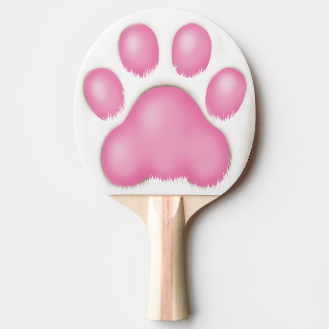 Let's smash it with the paw! ping pong paddle (Front)