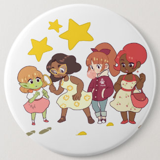 Let's Solve The Mystery 6 Cm Round Badge