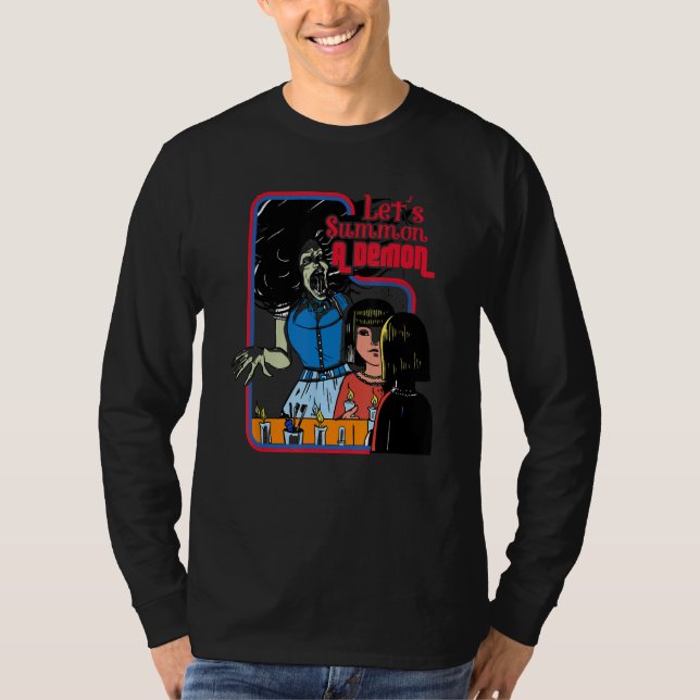 let's summon a demon shirt grunge goth Satan emo p (Front)