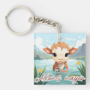 Let's swim key ring