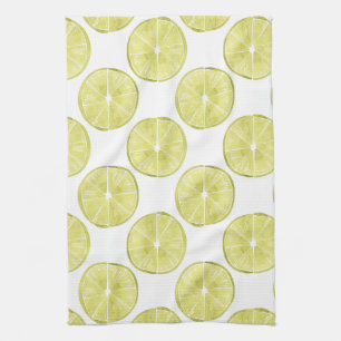 Let's Taco About It   Lime Pattern Tea Towel