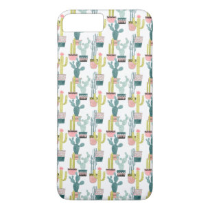 Let's Taco About Love   Cactus Pattern iPhone 8 Plus/7 Plus Case