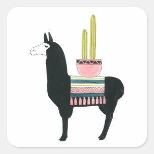 Let's Taco About Love Square Sticker