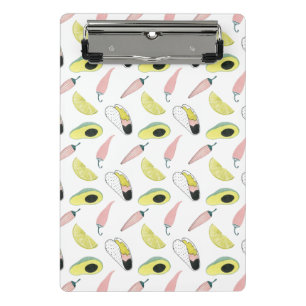 Let's Taco About Love   Taco Element Circle Mini Clipboard