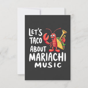 Let's Taco About Mariachi Music: Funny Lobster Save The Date