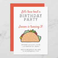 Let's Taco Bout A Birthday Party Fiesta