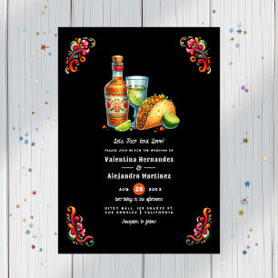 Let's Taco 'bout Love: Vibrant Fiesta Wedding Invitation