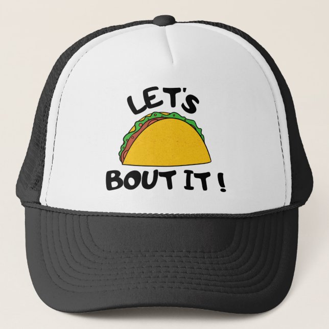 Let's Talk About It Trucker Hat (Front)