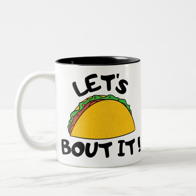 Let's Talk About It Two-Tone Coffee Mug (Left)