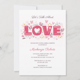 Let's Talk About Love Invitations