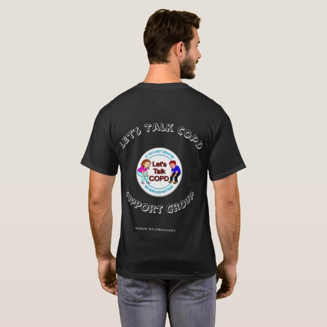 Let's Talk COPD Support Group T-Shirt (Back Full)