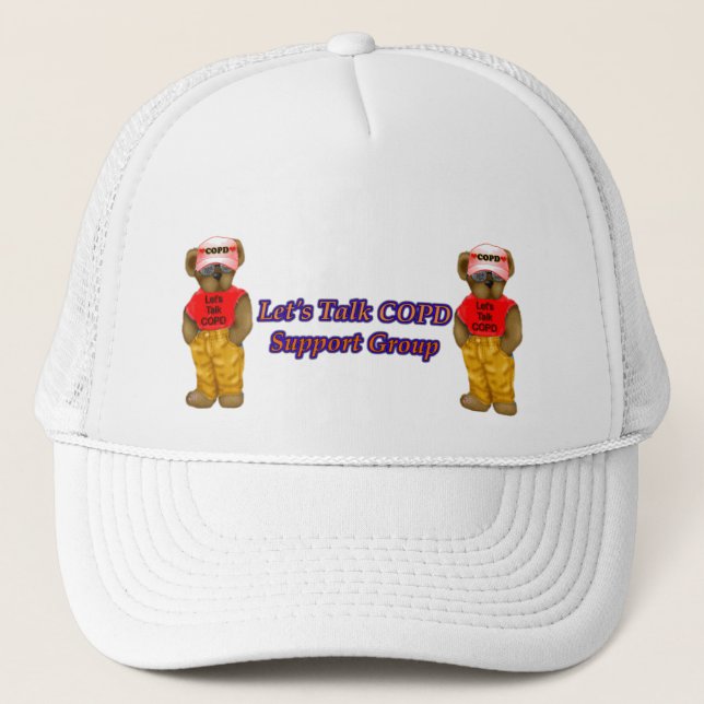 Let's talk COPD Support Group Trucker Hat (Front)