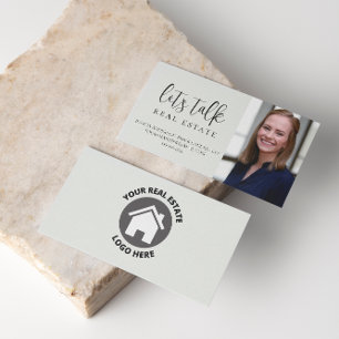 Let's Talk Real Estate Professional Business Card