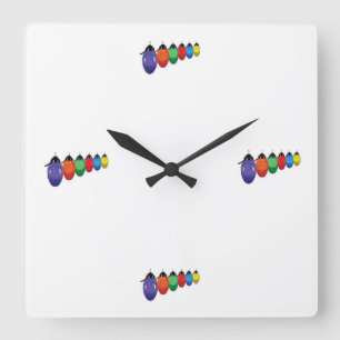 LET'S TELL TIME "CHRISTMAS LIGHTS" CLOCK