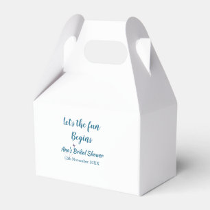 lets the adventure begins bridal shower add name d favour box