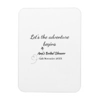 lets the adventure begins bridal shower add name d