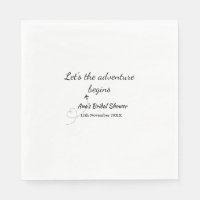 lets the adventure begins bridal shower add name 