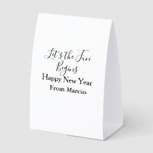 lets the fun begins happy new year name year simpl
