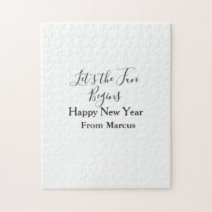 lets the fun begins happy new year name year simpl jigsaw puzzle