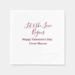 lets the fun begins happy new year name year simpl napkin