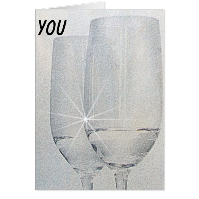 LET'S TOAST AND CELEBRATE "OUR NEW LOVE" (Front)