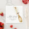 Let's Toast Couples Engagement Party Paper Napkins