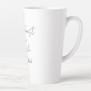 Let's toast the couple engagement wedding party ye latte mug