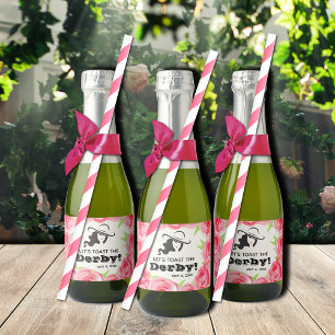 Let's Toast the Derby! Roses Sparkling Wine Label