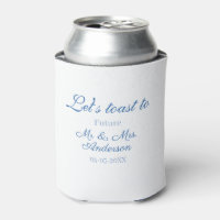 lets toast to future mr & mrs couple wedding blue