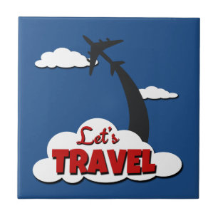 Let's travel ceramic tile